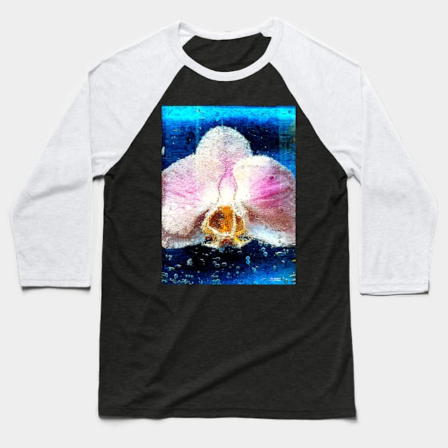 Orchid in Water Baseball T-Shirt by danieljanda